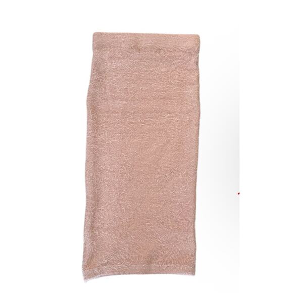 Lulus Curated Women Salmon Pink Slim Midi Skirt Small - Picture 1 of 4